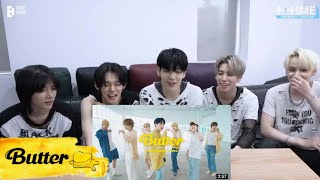TXT Reaction to BTS ' Butter ' special video performance (fanmade)