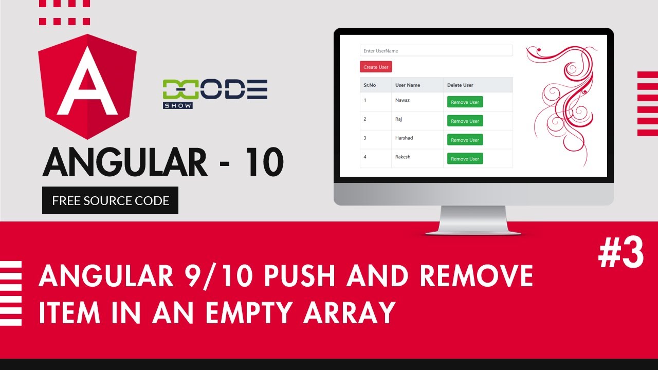 How To Make Array Push Or Empty In Angular 10 | Angular 10 Basic Example