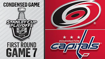 04/24/19 First Round, Gm7: Hurricanes @ Capitals