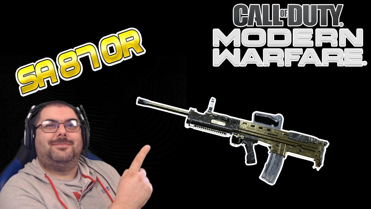 [FR]CALL OF DUTY MODERNE WARFARE débloque le SA87 camouflage OR je dit ...