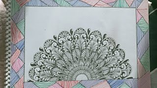 How to draw a Mandala for Beginners|step-by step Mandala Art #Sree Draws #mandalatutorialeasy