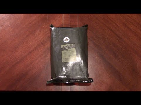 MRE Review: Lithuanian Ration - Menu No. 2 Stewed Beef and Groats - YouTube