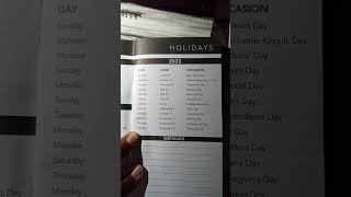 Information No Tuesday + Thursday + Saturday Calendar 2023 Update