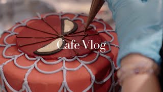 CAFE/BAKERY VLOG Vo.23 | A Few More Days Before Fall | Spiderman Fantasy Cake | 多伦多蛋糕店日常