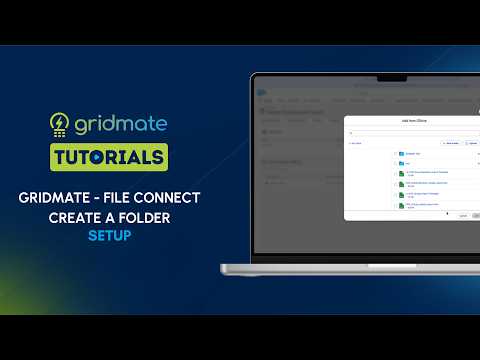 GridMate - File Connect - Create a folder