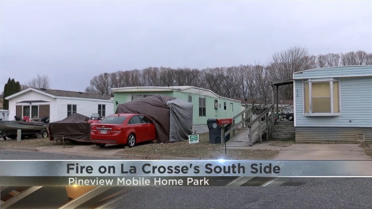 No one hurt in La Crosse mobile home fire - YouTube