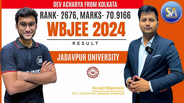 WBJEE Rank 2676 | Marks 70.9166 | Offline Batch Student | Wbjee 2024 Exam Result Out