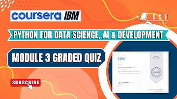 Coursera: IBM | Python for Data Science, AI & Development | Module 3 Graded Quiz