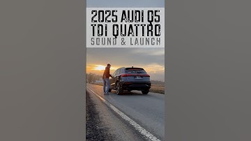 Launch control on a diesel: 2025 Audi Q5 TDI quattro