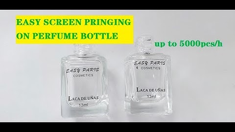 Flat Automatic Screen Printing Machine for Perfume Bottle with automatic taking off