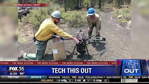New drone technology used to fight fires