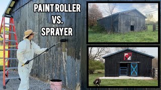 I Bought An Airless Paint Sprayer To Paint My Barn — Was It Worth It?