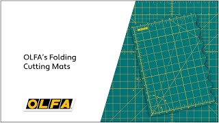 Olfa Gridded Cutting Mat Set with Clips 35 x 70