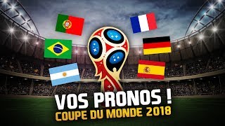 COUPE DU MONDE - VOS PRONOS !