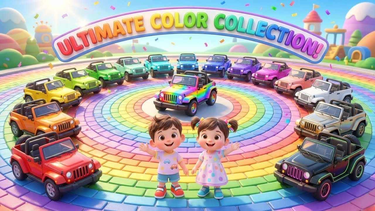 Learn Colors with Magic Cars! 🚗🌈 The Ultimate Color Drive | Nio Friends Song