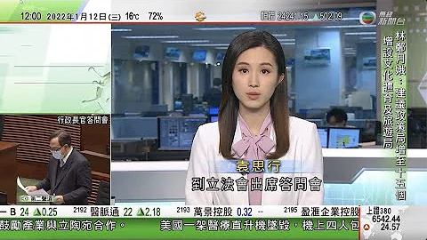 TVB午間新聞｜祖高域為錯誤填寫澳洲入境申報表致歉 強調非蓄意｜北韓證昨日試射高超音速導彈 日韓輿論指試射技術較先進｜世銀調低全球經濟增長預測 ｜20220112 香港新聞 TVB News - 天天要聞