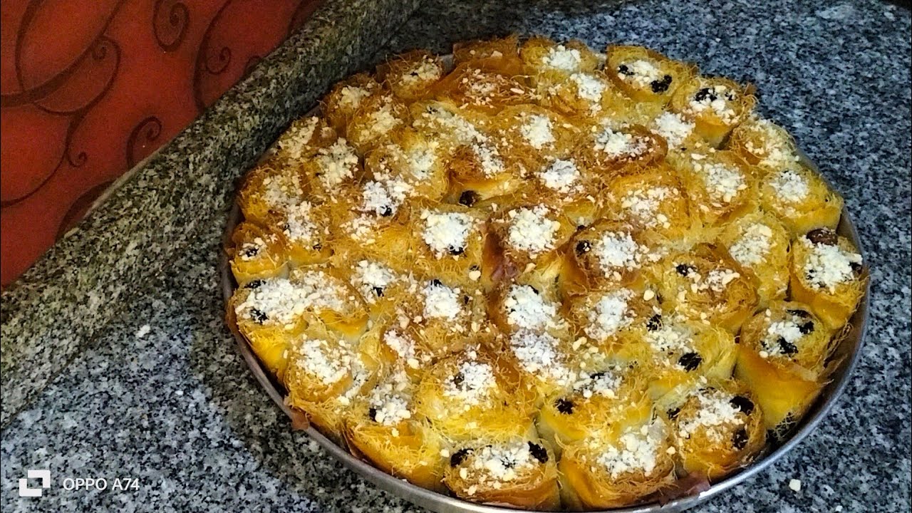 صينية جلاش بالكنافة والمكسرات | أحلى تحلية رمضانية بطبقات مقرمشة وطعم يجنن 😍