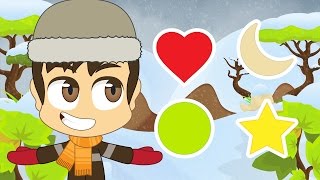 Learn Shapes in English for Kids - تعليم الأشكال للاطفال باللغة الإنجليزية