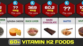 Vitamin K2 Foods: Which Foods Contain Vitamin K2? [Per 100g]