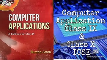 Object Oriented Programming | ICSE | Class IX & Class X | Computer Applications | English