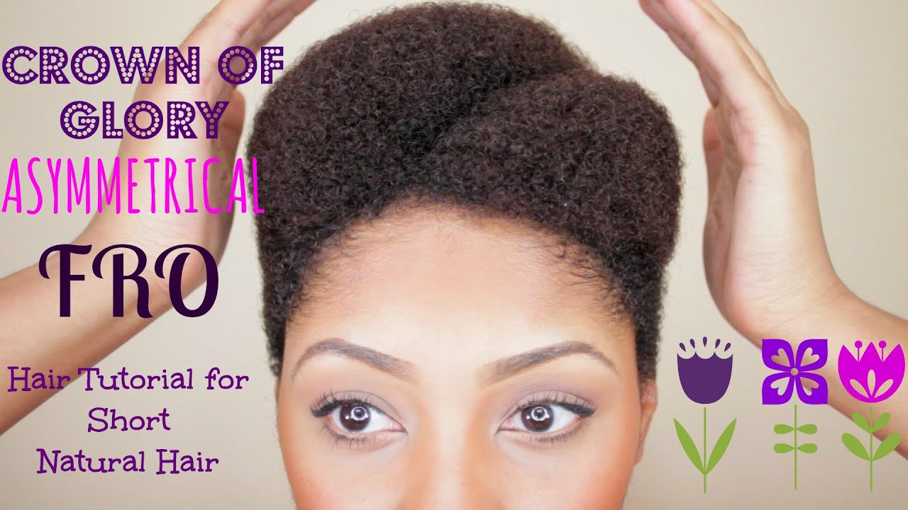 Asymmetrical Afro Tutorial For Short Natural Hair YouTube Asymmetrical Afro Tutorial For Short Natural Hair YouTube