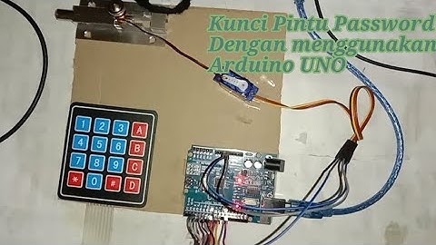 Kunci pintu password sederhana