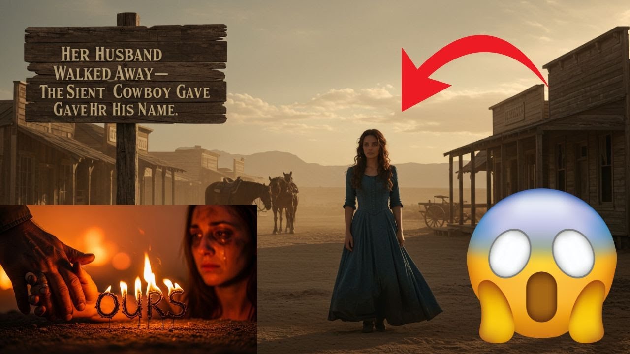 Her Husband Walked Away—The Silent Cowboy Gave Her His Name