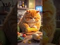 Cat and Puppy plying and Cook food enjoy 😁🐕🐈🐈#cat #puppy #dogs #animal #trending #shorts