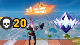 20 Kill Unreal Rank *SOLO SQUADS RANKED* | Fortnite Chapter 5 Season 2