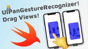 Advanced iOS Animations - Swift UIPanGestureRecognizer Dragging / Draggable Views