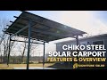 Chiko steel solar carport effortless installation and durable design for reliable solar solutions