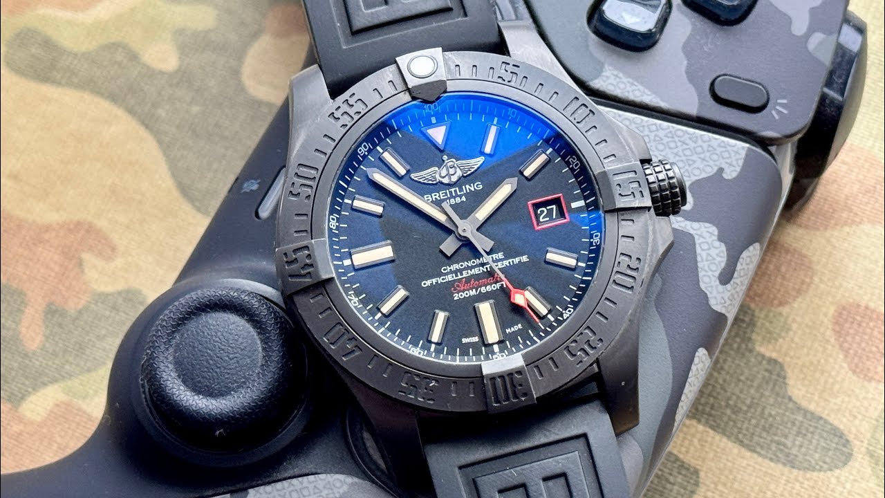 Обзор часов Breitling Avenger Blackbird 44мм 