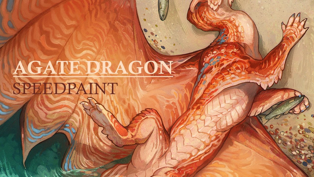 | SPEEDPAINT | Agate Dragon - personal art