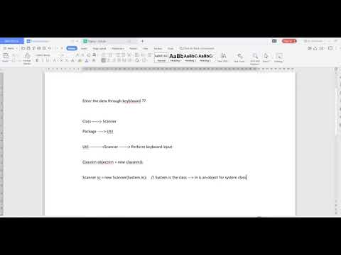 Java Programming  Tutorial  -   4 Scanner Integer Input