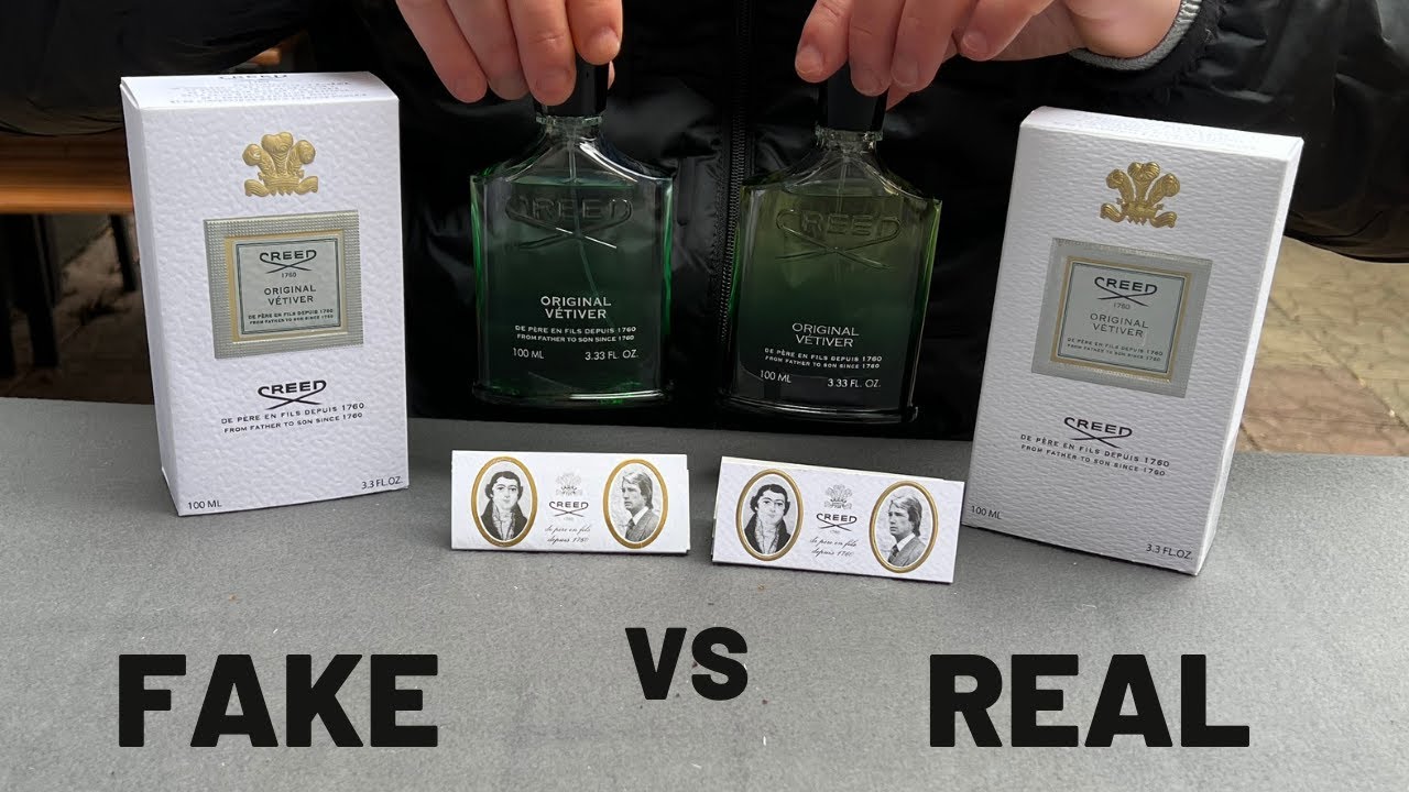 Fake vs Real Creed Original Vetiver Perfume - YouTube