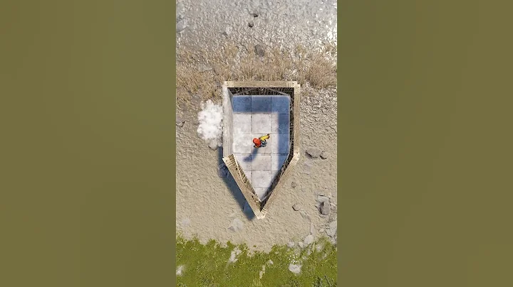 Building A Compact Starter Base in RUST - #rust #rustgame #rustshorts #shorts #rustclips