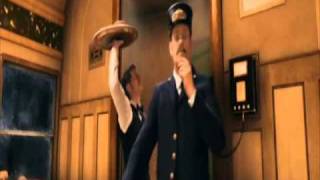 El expreso polar-chocolate caliente