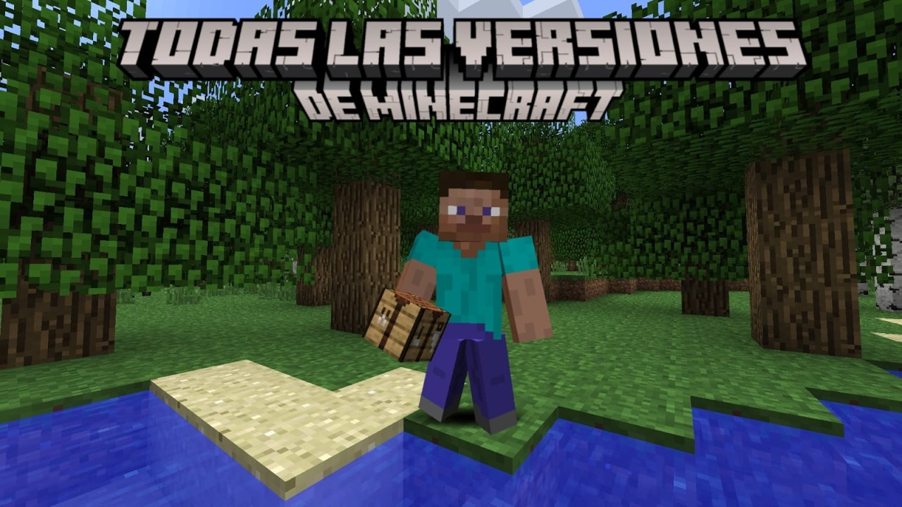 TODAS las versiones de Minecraft (Parte 1) - YouTube