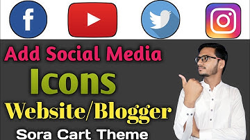 How To Change Social Media Icons On Website || Social Media Icons