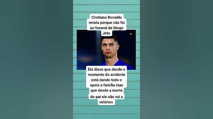 Cristiano Ronaldo revela porque não foi ao funeral de Diogo Jota #shorts