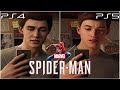 Marvel&#39;s Spider-Man Remastered Opening Cutscene Graphics Comparison PS5 vs PS4