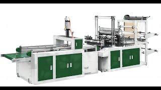 KINGPLAST - Double Deck Automatic T shirt Bag Machine (2 Lines)