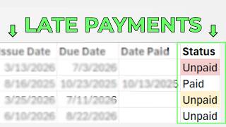 Stop Missing Late Invoice Payments (Excel Automation)