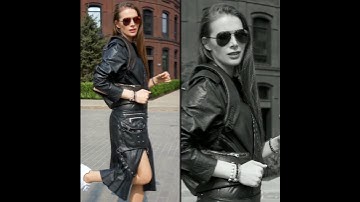 Lollypie Leather Backpack, coat and legbag