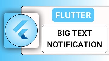 Flutter Big Text Notification Tutorial | Uitvouwbare meldingen in Flutter Android-app | IT WALA