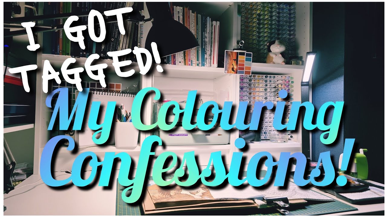 My Colouring Confessions! Lots of book talk, quick flips and a chat!  