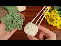 Wow how to make an eyecatching crochet home ornament how to knit pots and leaves 