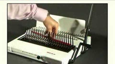 RENZ Binding Machine - Combi S Manual Comb | DBC Group Ireland