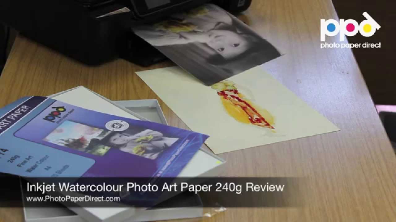 Inkjet Watercolour Photo Art Paper 240Gsm Review - Youtube
