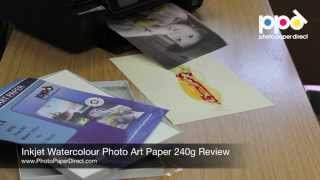 Inkjet Watercolour Photo Art Paper 240gsm Review